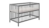 Polini Kids Babybett Gitterbett Kinderbett Simple 101 aus Naturholz lackeirt in verschiedenen Farben - 2