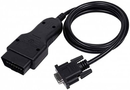 OBD 2 Cable to Com DB9 Port Adaptor 16 Pin Female Serial Connector