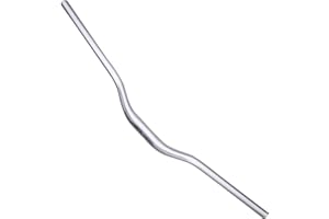 UPANBIKE MTB Mountain Bike Bicycle Extra Long Handlebar φ31.8mm*780mm Riser Bar(Silver)