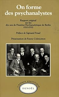 jaquette livre On forme des psychanalystes
