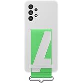 Samsung Galaxy A73 Kordonlu Silikon Kılıf - Beyaz