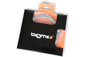 BGM ORIGINAL SUPERCHARGED BGM Schaltzüge innen, Länge 1908mm, 2 Stück kompatibel für Vespa PX, T5, Rally, Sprint, GT125, GTR, TS125, GL150 Ersatz Bowdenzug Schaltseil Set