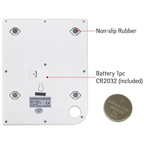 Tatkraft Green Digital Küchenwaage 5Kg mit Aufhängung aus Bequeme Lagerung - 7