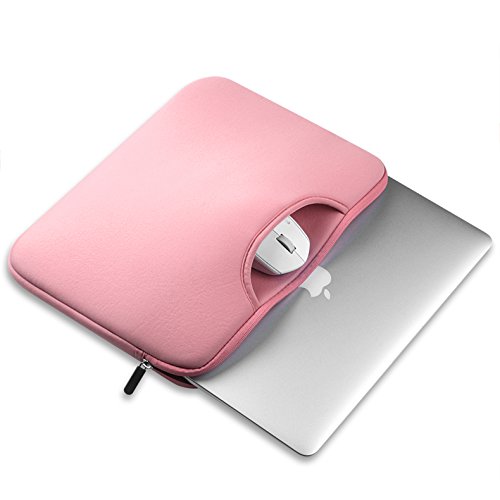 Crisant einfachen Stil Sleeve Hülle pour Laptop 13-13,3 zoll,Cotton Stoßfest Notebooktasche Tasche / Computer bag / Handtasche / Ultrabook Hülle Sleeve / Case Cover Pour MacBook Air / Macbook Pro / Pro Retina 13,3 Zoll / Asus Zenbook / Lenovo / Samsung / Sony / HP / Dell / Chromebook (Rosa) - 3