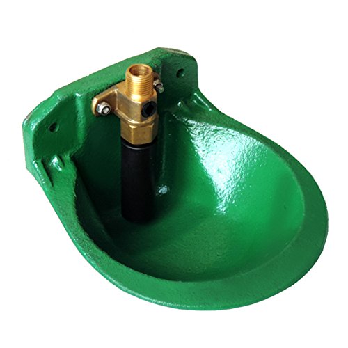 Sheep Drinking Fountains Cast Iron Water Bowl Green