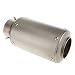 Magicdeal Universal Motorcycle Modified 60mm Exhaust Muffler 220mm Pipe - Titanium RS.3110.00