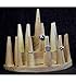 Produktbild Ringhalter/Etagere Ringe (13 Räucherkegel) aus Holz massiv roh