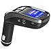 Produktbild Bluetooth FM Transmitter MP3 Player Freisprecheinrichtung Auto Kit Wireless Radio Audio Adapter Dual USB 5 V 3,1 A USB Ladegerät LCD Display U Disk, TF-Karte, AUX-Eingang Ausgang, Freisprechfunktion für Smartphones 3,5 mm Klinkenstecker
