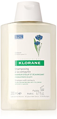 Klorane Silver Highlights Shampoo with Centaurea Extract for Grey/White Hair 200ml