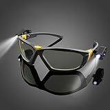 gafas seguridad industrial para mujer Batería de litio reemplazable, puede utilizar acerca de 50 horas