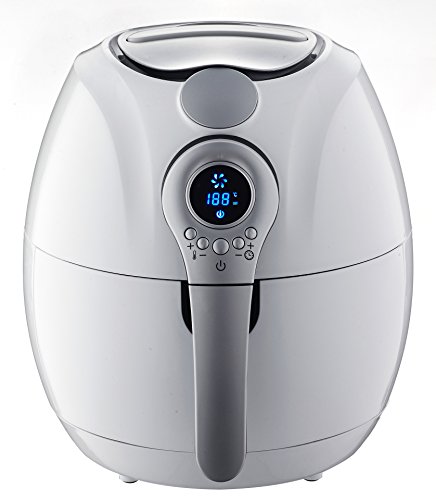 Preisvergleich Produktbild Digitale Heissluftfritteuse mit Grillrost - Zufriedenheitsgarantie Premium Qualität 3,5 Liter 1500 Watt 8in1 - Heissluft Fritteuse Heißluftfritteuse Heißluftfriteuse Fritteuse ohne Fett