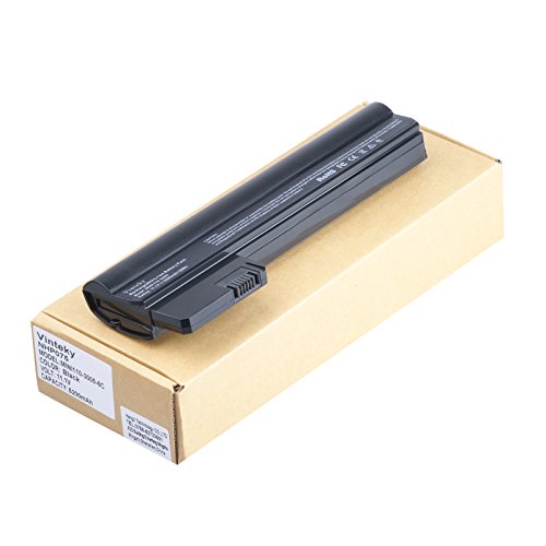 Vinteky® Notebook-Akku HP Mini 110-3000, Mini 110-3100 Serie, 06TY, 607762-001, 607763-001, HPMH-B2885010G00012, HPMH-B2885010G00011, HSTNN-06TY, HSTNN-CB1T, HSTNN-CB1U, HSTNN-CU1T, HSTNN-DB1U, HSTNN-E04C, HSTNN-TY03, HSTNN-TY06, TY06, WQ001AA, WQ001AA#ABB (Li-Ion 10,80 V 5200 mAh) - 3