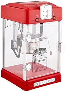 Great Northern Popcorn Machine Pop Pup 2-1/2 oz Retro Style Popper (Red)