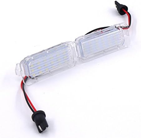 2PCS 18LED SMD License Plate Light No Error For FORD Focus MK2 MK3 Fiesta MK6 Mondeo MK4 S-Max MK1