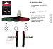 Produktbild Bremsschuhe V-Brake 3-farbig Pro Max
