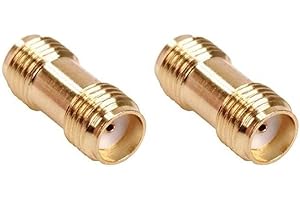 Conecto SMA Adapter - Bezpinowe Gniazdo, Pozłacany Zestaw 2 Sztuki