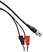 Produktbild DealMux 1M Koaxialkabel BNC-Stecker Q9 Dual Banana Test Lead für Oszilloskope