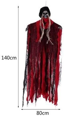Halloween, horror props, big hanging ghost, skeleton strange, secret room escape, props,140 * 80CM