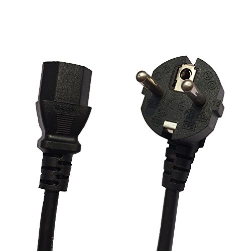 NorthPada Europa Stecker Universal Netzteil Kabel Schnur 150cm für Desktop Computer PC