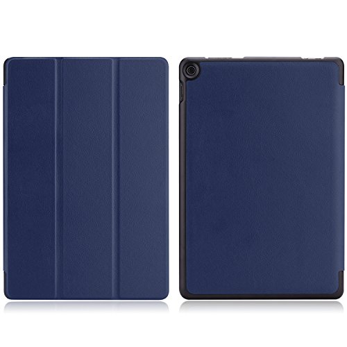 ASUS Zenpad 10 Hülle – MoKo Ultra Slim PU Leder Tasche Schutzhülle Schale Smart Case mit Auto Sleep/Wake up Funktion / Standfunktion für ASUS Zenpad 10 Z300M / Z300C / Z300CNL / Z300CG / Z300CL 10.1″ Tablet, Marineblau - 2