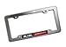 Produktbild Highly Polished CHROME Plated Silver LICENSE Plate Tag FRAME with RED BLACK 5.0L COYOTE Aluminum Emblem Badge Nameplate Hood Trunk Fender Car Truck Auto Swap for Ford Mustang GT Boss 302hp 360hp 412hp 420hp 435hp horsepower F150 F-Series Falcon