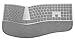 Price comparison product image 3SQ-00003 - SURFACE ACC ERGONOMIC KEYBOARD 2.4GHz, Multimedia keys, Bluetooth 4.0 LE, 2x AAA