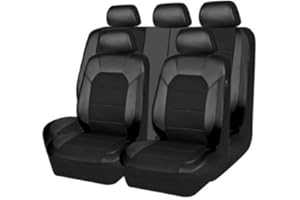 ESUKAR Housses de Siège de Voiture pour Peugeot 307 2001-2013 5 Places, Universel Ensemble Complet Confortables Respirant Housse Siege Protection Accessoire,Black/A