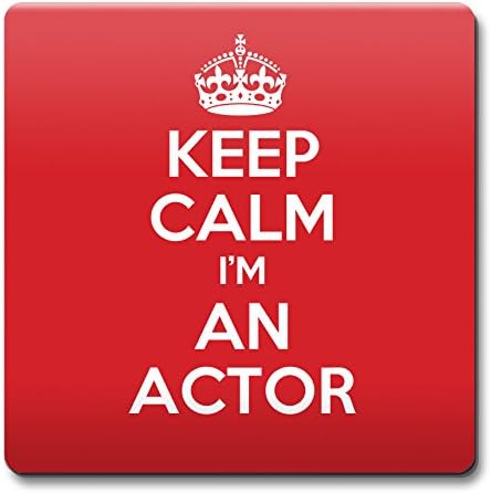 Keep Calm I'm an Actor Coaster Coffee Cup Gift Idea Present Jobs