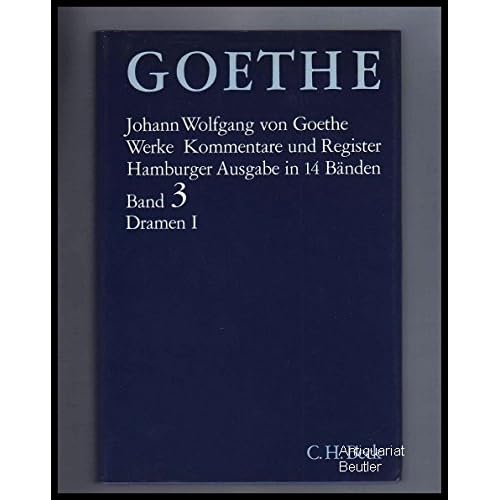 Dramatische Dichtungen 1 (Faust/Urfaust) (Werke, Kommentare und Register, Hamburger Ausgabe, Band 3) Dramatische Dichtungen 1 (Faust/Urfaust) (Werke, Kommentare und Register, Hamburger Ausgabe, Band 3)