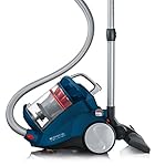Severin MY 7118 Floorcare Bodenstaubsauger ohne Beutel S-Special Car Pet und Carpets nonstop, 900 W, Inhalt circa 1,8 l, EEK b, ozeanblau / granatrot