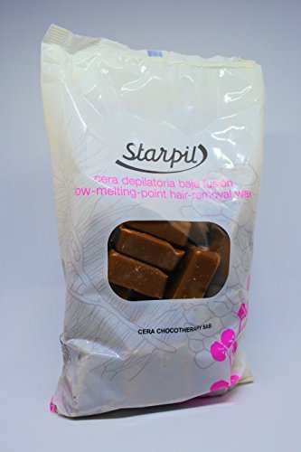 Starpil Cera de Baja Fusión Color Chocolate - 1000 gr