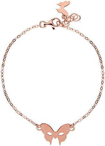 Vamp London Masquerade Vamp Mask 18ct Rose Gold Plated Sterling Silver Bracelet MAB020-RG