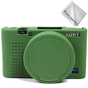 First2savvv Rubber Camera Case Body Bag Full Cover Compatible with Sony DSC RX100 VII RX100 M7 XJPT-RX100 VII-GJ-06