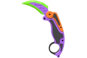 LYEAA Coltello for ravanello Piccolo da Salto Design Creativo Coltello colorato Giocattoli Coltello for Stampa 3D Decorazioni for Desktop Giocattolo di decompressione for Bambini (Aggiorname