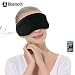 Produktbild langkou Sleeping Kopfhörer Bluetooth Eye Maske Musik Headset mit Stereo-Lautsprechern Hands-Free Mikrofon Akku Travel Headset Ohrhörer für iPhone iPad Tablets Android phones-black
