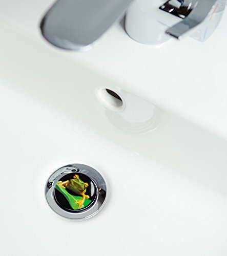 Waschbeckenstöpsel Frosch Grün, passend für alle handelsüblichen Waschbecken, hochwertige Qualität ✶✶✶✶✶ - 2