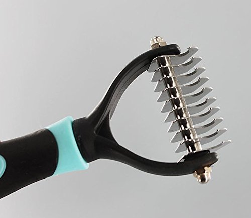 Professional-Pet-Dog-Cat-Grooming-Undercoat-Rake-Comb-Safely-and-Easily-Removes-Undercoat-Knots-90g