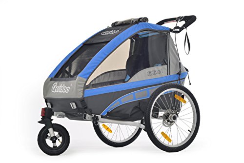 Preisvergleich Produktbild Kinderanhänger Qeridoo KidGoo-1 inkl. Scheibenbremse blue