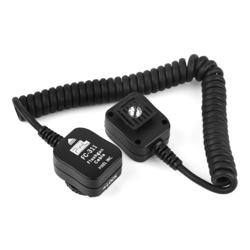 Kaavie -VERSION 1 8M - Rallonge E-TTL II pour flash - Compact Camera E-TTL Flash Off cordon de synchronisation    distance pour Canon SLR   DSLR EOS 7D  6D  5D  1D  20D  30D  40D  50D  60D  1000D  600D 550D  500D  450D  400D  350D  400D  le PowerShot G10  G11  etc  sauf les 630 et RT  - Canon 580EX  580EX II  550EX  430EX  380EX replaces OC-E3