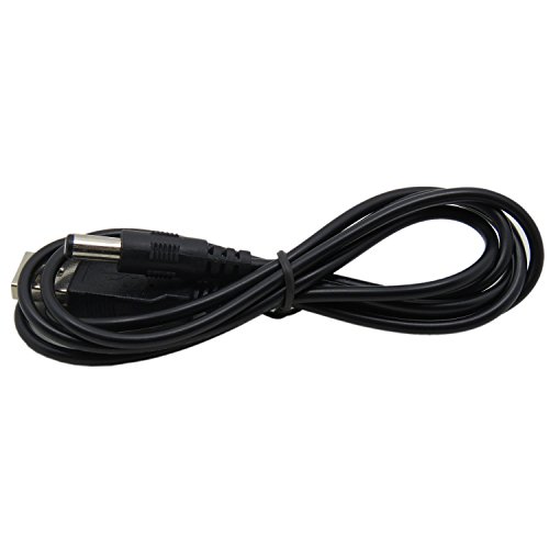 CableDeconn USB to 5.5 mm/2.1 mm 5 Volt DC Barrel Jack Power Charge Kable - 4