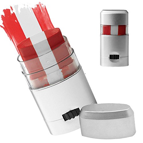 Taffstyle Fanartikel Schminkstift für Fussball WM & EM in Länder Flaggen Style – Türkei