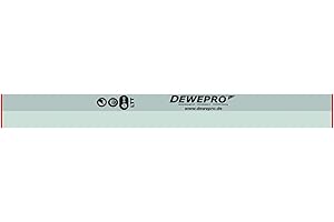 DEWEPRO® Aluminium Trapez Kartätsche - Abziehlatte - Richtscheit - Putzlatte - Kardätsche - Länge: 100cm / 1m