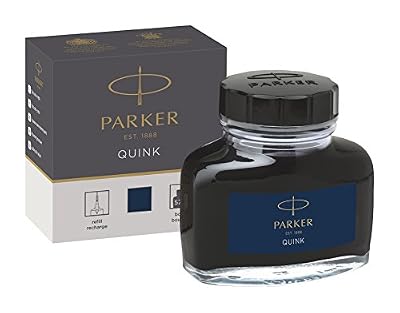 Parker Quink Flacon d'Encre Bleue/Noire 57 ml