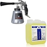 Tornador® BLACK Z-020RS Impuls-Reinigungspistole (Modell 2019) - inklusive 5 Liter MW Multi Cleaner - Profi Set für den tägli