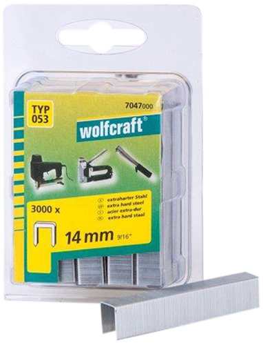 Wolfcraft 7047000 3000 Klammern breit, X-harter Stahl Typ 53 14 mm