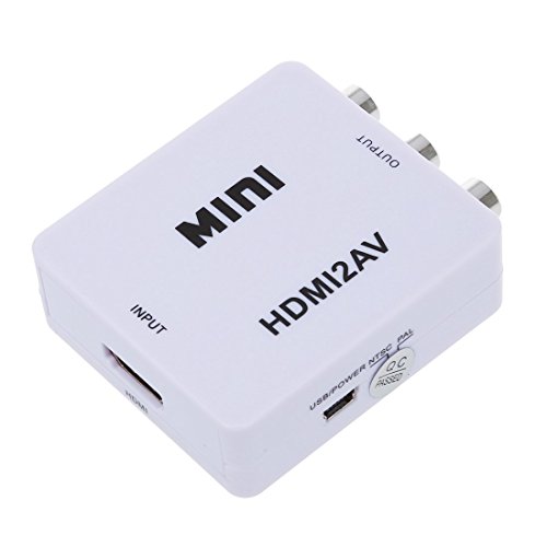 TOOGOO (R) Adapter HDMI ¡ú Analog (Composite) Kleiner Wandler HDMI?RCA ¡¤ Video- und Audio Konvertierungs adapter
