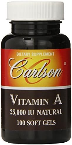 Carlson Labs, Vitamin A, 25,000 IU, 100 Soft Gels
