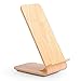 Produktbild Xshuai Qi Wireless Charger Holz Muster Fast New 2-Coil Ladestation Ladestation für Samsung Galaxy S9 / S9 Plus iPhone X / 8 Plus Alle Smartphone-Geräte Qi-aktiviert (A)