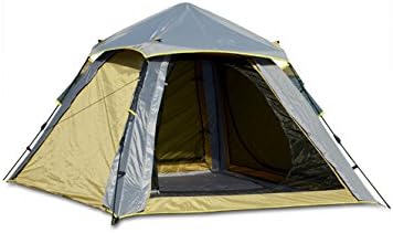 Camping tent Outdoor Leisure 3-4 People Automatic Tent Pergola Family Traveling By Car Tents Four Sides (L * W * H: 215 * 215 * 135cm)