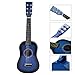 Produktbild TETAKE Kindergitarre aus Holz 6 Saiten 23 Zoll Mini Gitarre Kinder Gitarre Anfänger mit Ersatz Saiten und Plektrum Musikinstrument Spielgitarre für Kinder ab 3 Jahren
